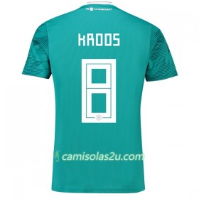 Camisolas de Futebol Alemanha Kroos 8 Equipamento Alternativa Copa do Mundo 2018 Manga Curta